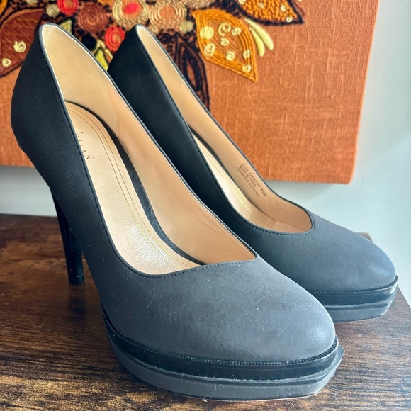Cole Haan| ‘Chelsea’ Dark Grey Platform 4” Pumps Sz 8.5 - Picture 3 of 11